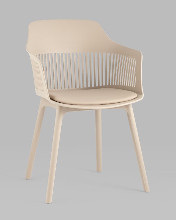 Стул Crocus с подушкой бежевый — изображение 2