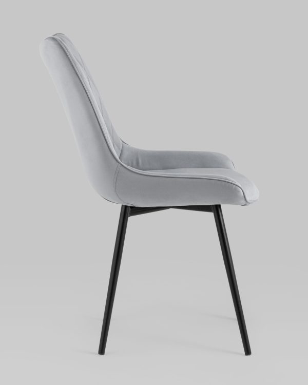 Стул Дарвин велюр серый — изображение 3