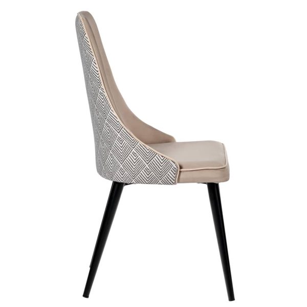 Стул Dave латте с жаккардом — изображение 3