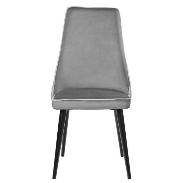 Стул Dave серый с жаккардом — изображение 2