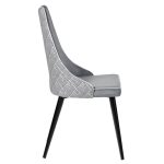 Стул Dave серый с жаккардом — изображение 3