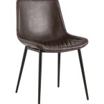 Стул Деймон экокожа коричневый