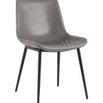 Стул Деймон экокожа серый