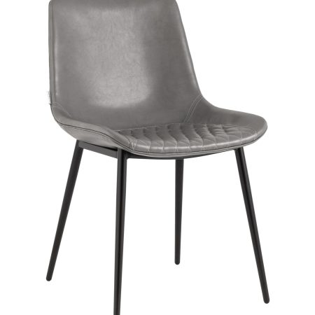 Стул Деймон экокожа серый