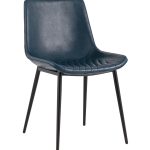 Стул Деймон экокожа тёмно-синий