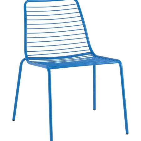 Стул Дели металл голубой