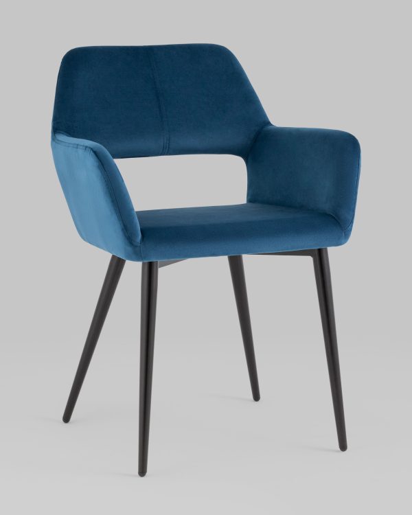 Стул Денди велюр синий — изображение 2