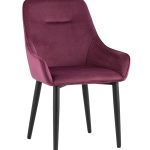 Стул Диана велюр бордовый