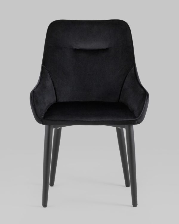 Стул Диана велюр черный 4 шт — изображение 3
