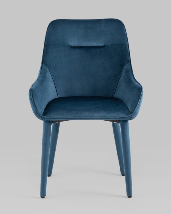 Стул Диана велюр сине-зеленый ножки велюр 4 шт — изображение 3