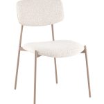 Стул Doe без подлокотников светло-бежевый бежевые ножки