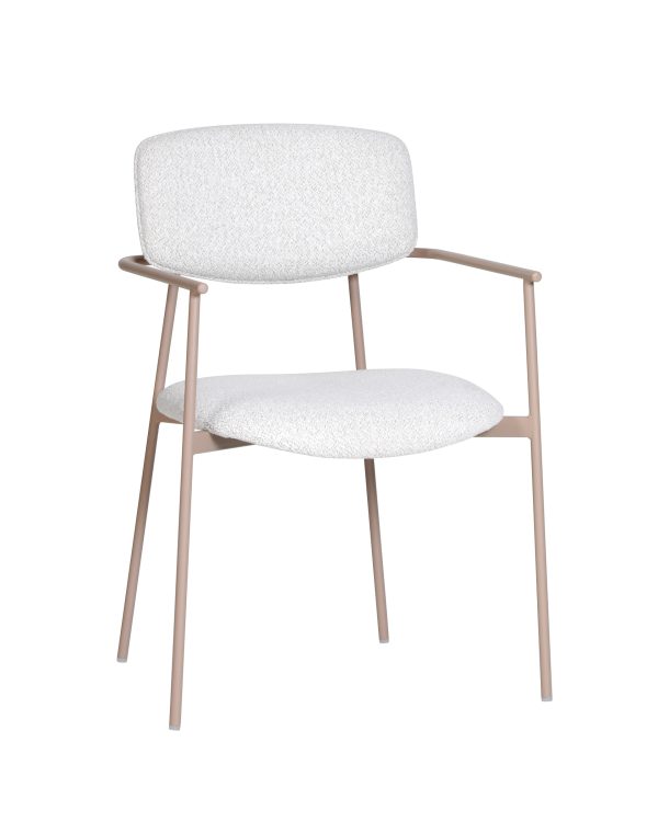 Стул Doe светло-бежевый бежевые ножки