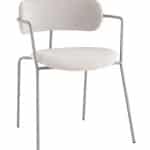 Стул Дженни букле светло-серый каркас серый муар