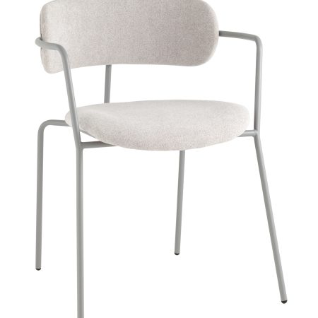 Стул Дженни букле светло-серый каркас серый муар