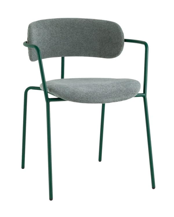Стул Дженни букле зеленый каркас зеленый полуглянцевый муар