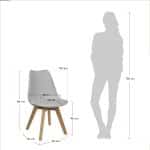 Стул Eames Bon серый — изображение 4