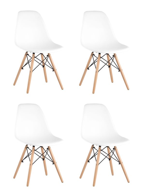 Стул Eames DSW белый x4