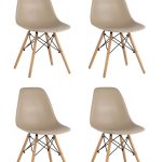 Стул Eames DSW бежевый x4