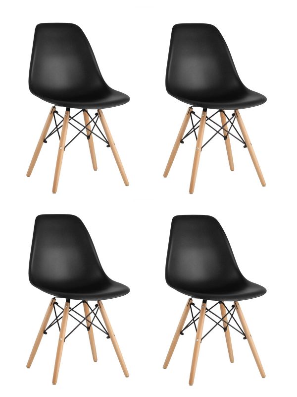 Стул Eames DSW черный x4