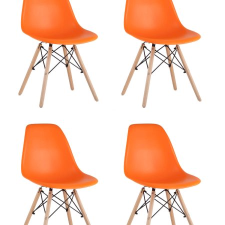 Стул Eames DSW оранжевый x4