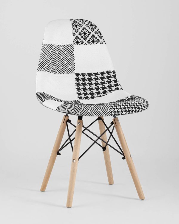 stul-eames-dsw-pjechvork-cherno-belyj-2 Стул Eames DSW пэчворк черно-белый — изображение 3