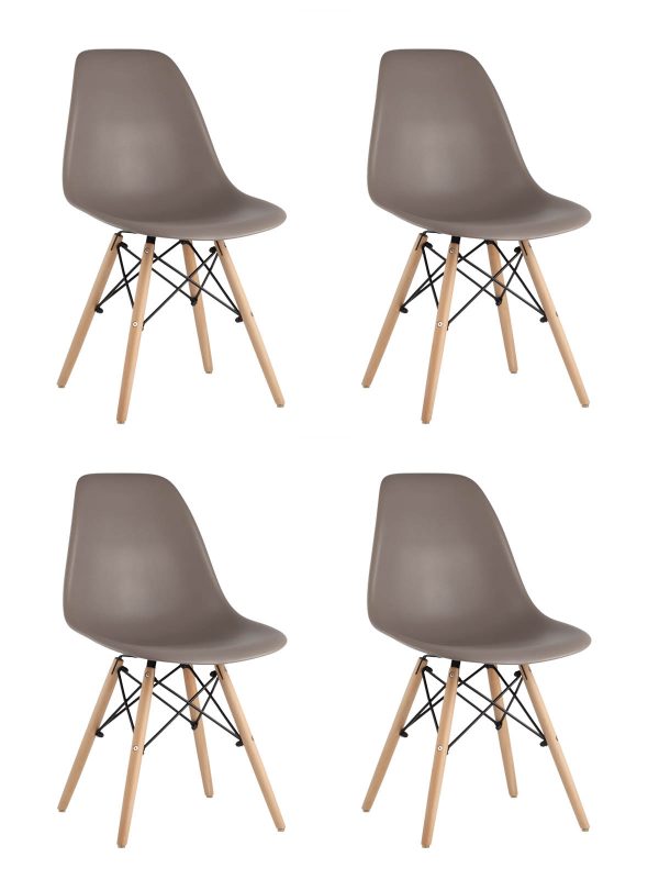 Стул Eames DSW темно-серый x4