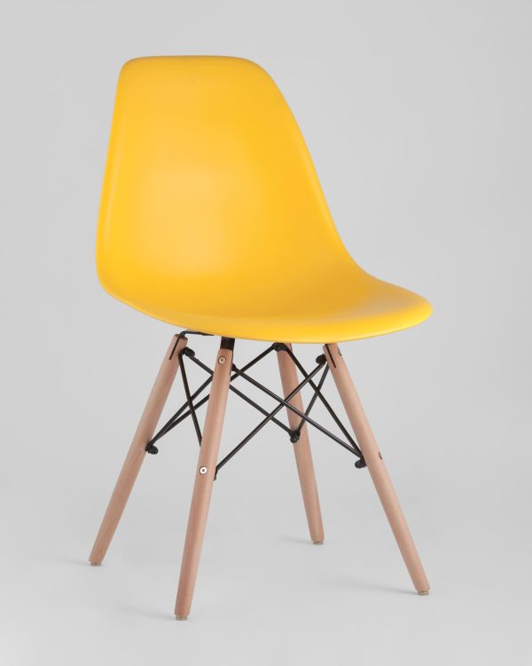 Стул Eames DSW желтый x4 — изображение 2