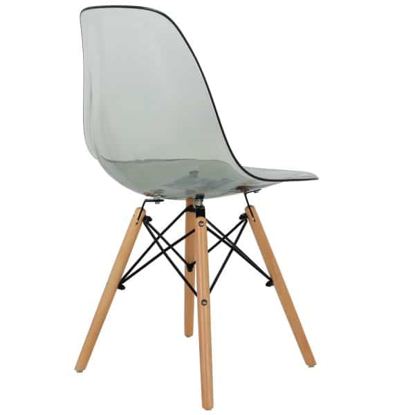 Стул Eames прозрачный серый — изображение 4