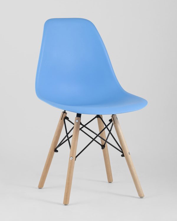 Стул Eames Style DSW голубой x4 (разборный каркас) — изображение 2