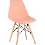 Стул Eames Style DSW персиковый (разборный каркас)