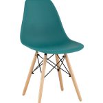 Стул Eames Style DSW темно-бирюзовый (разборный каркас)