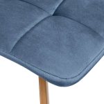 Стул Easy бирюзовый с ножками под дерево — изображение 5