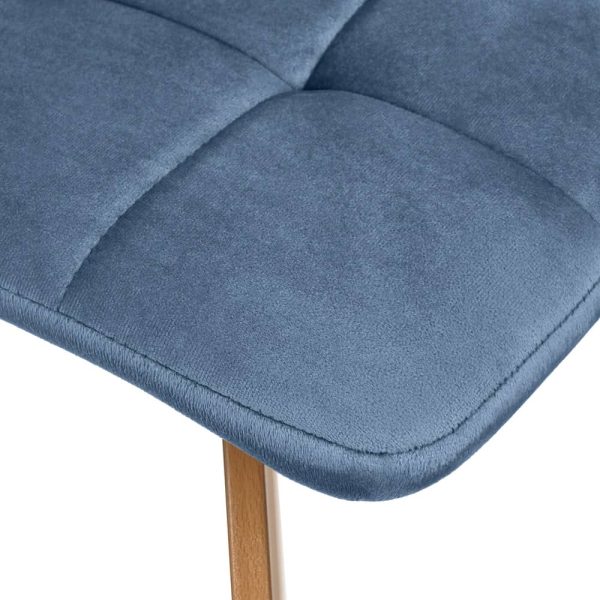 stul-easy-birjuzovyj-s-nozhkami-pod-derevo-4 Стул Easy бирюзовый с ножками под дерево — изображение 5