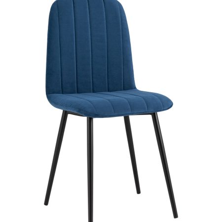 Стул Easy велюр синий