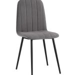 Стул Easy велюр темно-серый