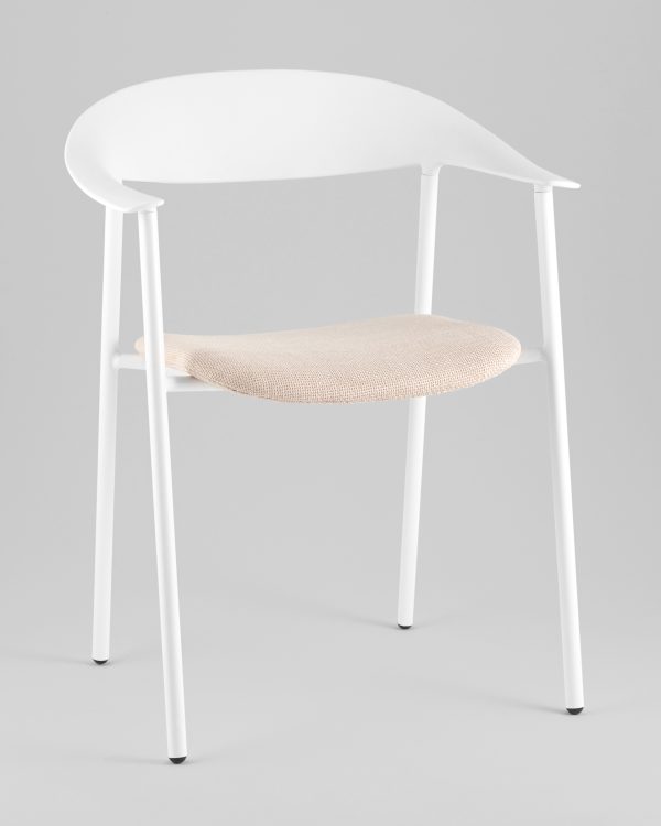 Стул Eila с подушкой пластик белый — изображение 2