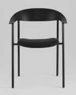 Стул Eila с подушкой пластик черный — изображение 3