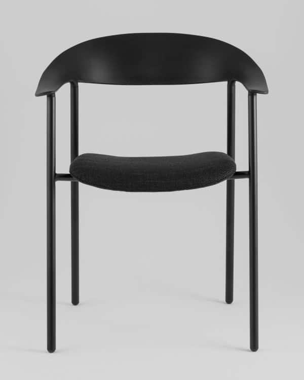 Стул Eila с подушкой пластик черный — изображение 3