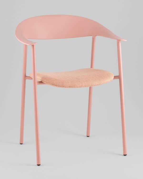 Стул Eila с подушкой пластик розовый — изображение 2