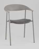 Стул Eila с подушкой пластик серый — изображение 2