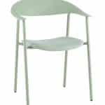 Стул Eila с подушкой пластик зеленый