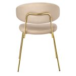 Стул Elle латте с золотыми ножками RF 0780 — изображение 4