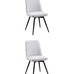 Стул Flatt вращающийся серый 2 шт.