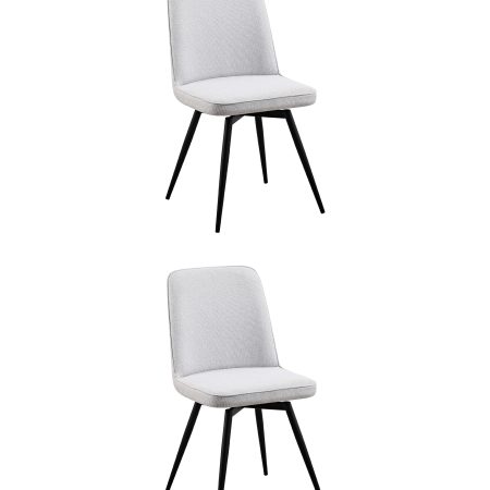 Стул Flatt вращающийся серый 2 шт.