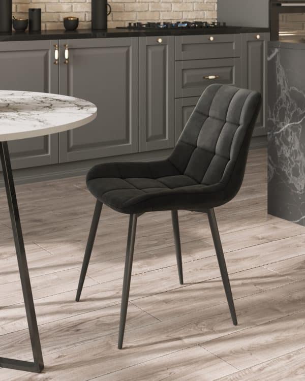 Стул Флекс велюр черный — изображение 3