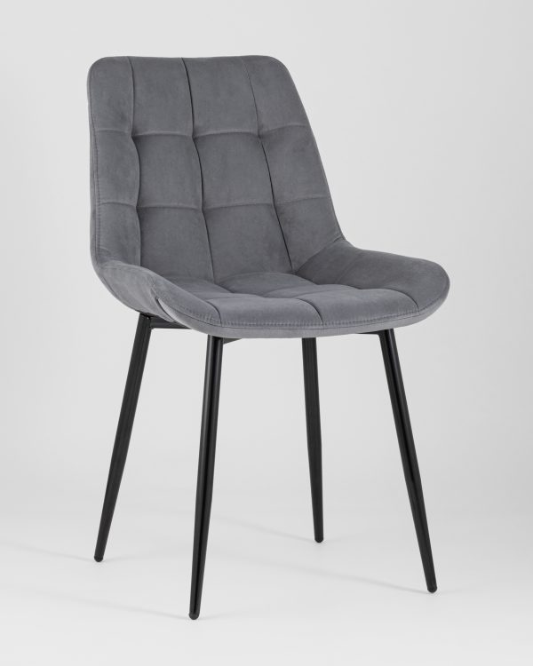 Стул Флекс велюр серый — изображение 2