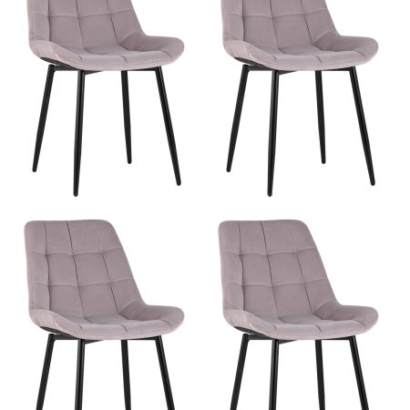 Стул Флекс велюр светло-сиреневый 4 шт.