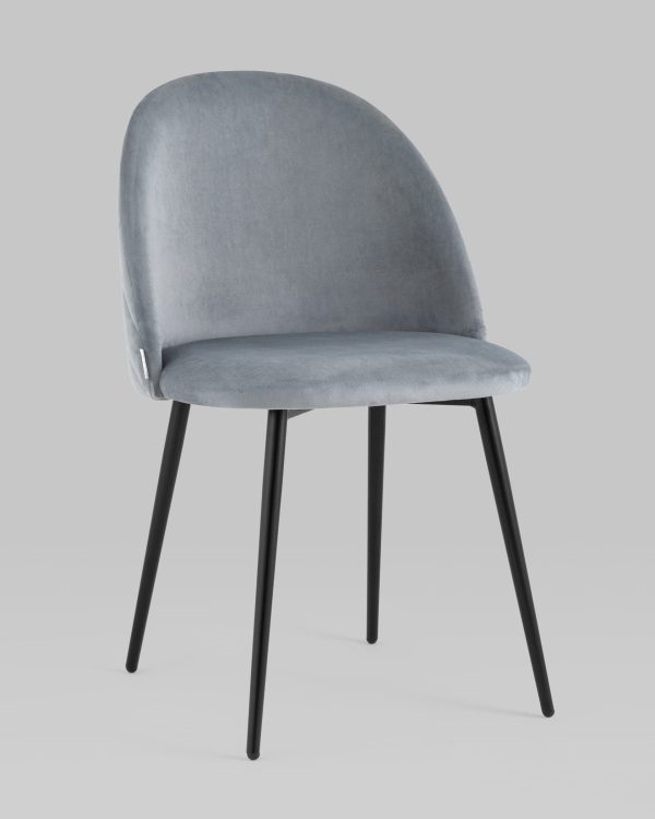 stul-folio-veljur-seryj-1 Стул Фолио велюр серый — изображение 2