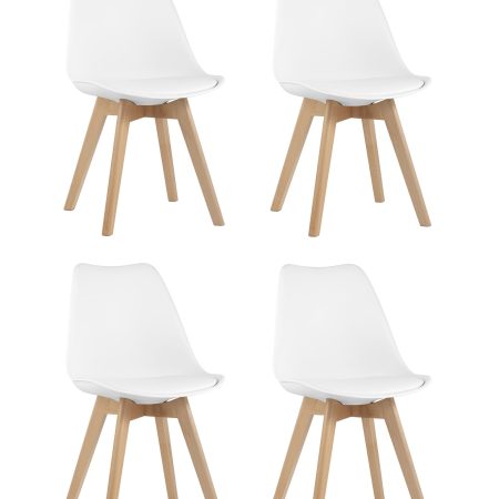 Стул FRANKFURT белый 4 шт.