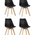 Стул FRANKFURT черный 4 шт.